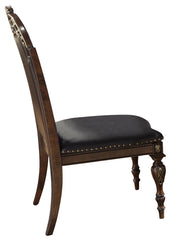 Rosanna Traditional Style Dining Side Chair in Cherry finish Wood