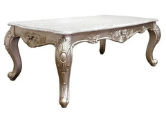 Emily Transitional Sofa and Loveseat in Beige Wood Finish by Cosmos Furniture