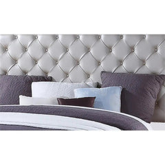 Gloria 6Pc Contemporary Bedroom Set in White Finish by Cosmos Furniture