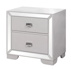 Grand Gloria 6Pc Contemporary Bedroom Set in White Finish by Cosmos Furniture