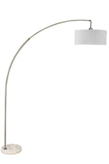 Jess Brushed Steel Arch Lamp