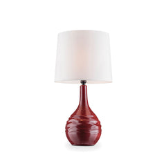 Ida Burgundy Table Lamp