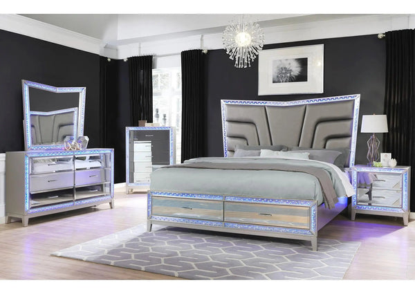 Luxury Glam Bedroom set by Galaxy Furniture
