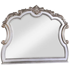 Melrose 6Pc Transitional Bedroom Set in Silver Finish by Cosmos Furniture