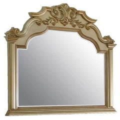 Miranda 6Pc Traditional Bedroom Set in Gold Finish by Cosmos Furniture