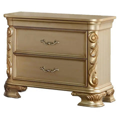 Miranda 6Pc Traditional Bedroom Set in Gold Finish by Cosmos Furniture