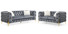 Moderno Contemporary Sofa and Loveseat by Galaxy Furniture