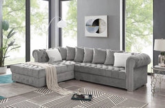 Monica Modern Sectional in Grey Color by Galaxy Furniture