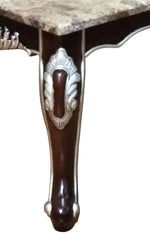 Monica Traditional Sofa and Loveseat in Cherry Wood Finish by Cosmos Furniture