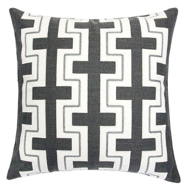 Kari Gray 20" X 20" Pillow, Gray