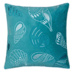 Sally Teal 20" X 20" Pillow, Teal