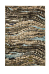 Kelowna Dark Brown 5' X 8' Area Rug