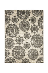 Acanthus Dark Gray/Black 8' X 10' Area Rug