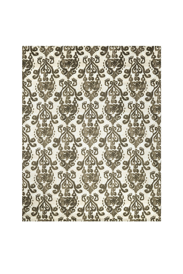 Acanthus Beige/Brown 5' X 8' Area Rug