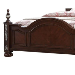 Rosanna 6Pc Traditional Bedroom Set in Cherry Finish by Cosmos Furniture