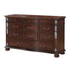 Rosanna 6Pc Traditional Bedroom Set in Cherry Finish by Cosmos Furniture