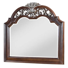 Rosanna 6Pc Traditional Bedroom Set in Cherry Finish by Cosmos Furniture