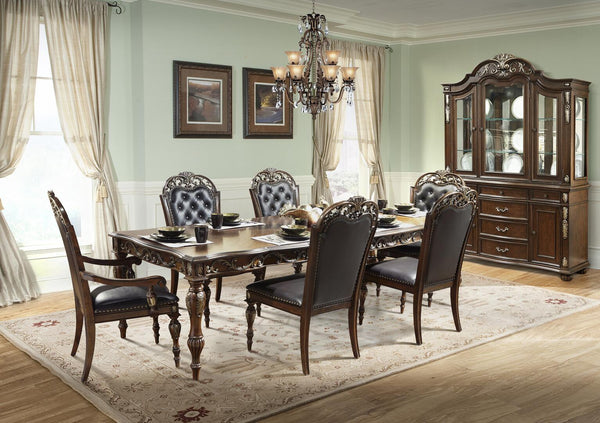 Rosanna Cherry Wood Finish Dining Room Set by Cosmos Furniture