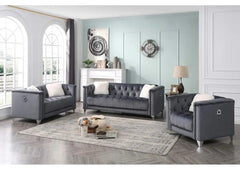 Russell Modern Sofa and Loveseat in Velvet by Galaxy Furniture