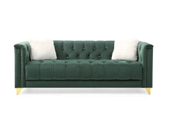 Russell Modern Sofa and Loveseat in Velvet by Galaxy Furniture