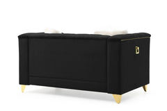 Russell Modern Sofa and Loveseat in Velvet by Galaxy Furniture