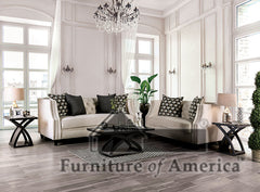 Aniyah Beige Sofa + Love Seat