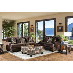 Bonaventura Brown Sofa + Love Seat