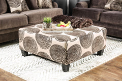 Bonaventura Brown Ottoman