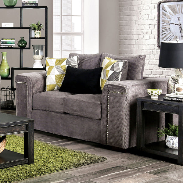 Bradford Warm Gray Love Seat