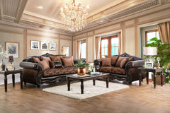 ELPIS Brown Sofa + Love Seat