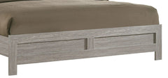Yasmine White 6Pc Modern Bedroom Set in Gray Finish by Cosmos Furniture