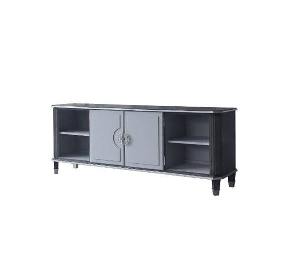 Acme Furniture House Beatrice TV Stand in Charcoal 91983