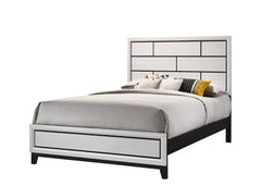 Akerson Chalk White Panel Bedroom Set