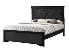 Amalia Black Panel Bedroom Set
