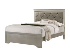 Amalia Gold King Panel Bed