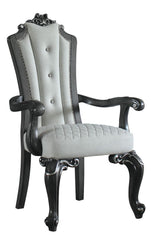 Acme Furniture House Delphine Arm Chair in Charcoal (Set of 2) 68833