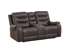 Ashley Chocolate Oversized 3-Piece Reclining Living Room Set