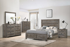 Bateson Brown Panel Bedroom Set