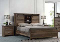 Calhoun Brown Bookcase Bedroom Set