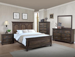 Campbell Brown Panel Bedroom Set ***