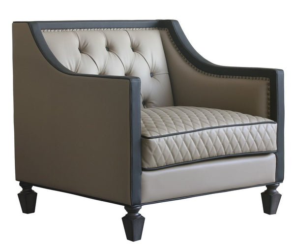 Acme Furniture House Beatrice Living Room Chair in Cream 58812