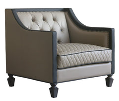 Acme Furniture House Beatrice Living Room Chair in Cream 58812