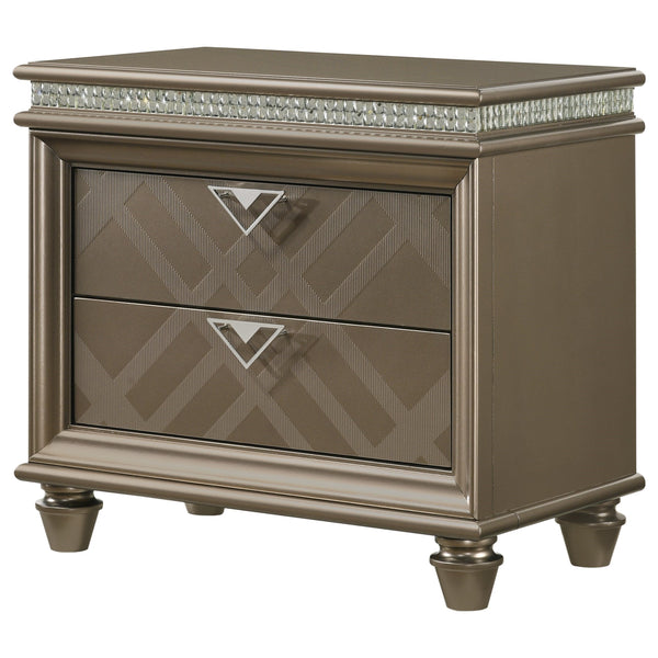 Cristal Gold Nightstand