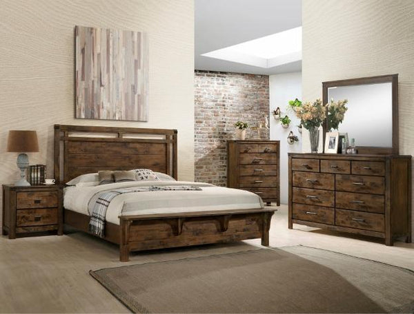 Curtis Brown Queen Panel Bed
