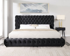 Dream Black King Platform Bed