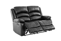 Dynamo Black 3-Piece Reclining Living Room Set