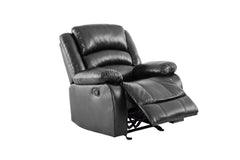 Dynamo Black 3-Piece Reclining Living Room Set