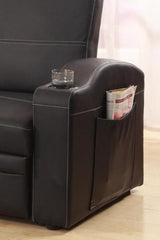 Easton Futon Sofa Bed with Cup Holders