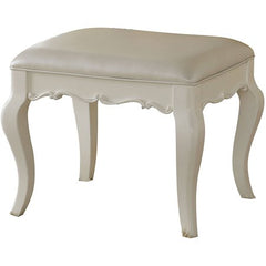 Acme Edalene Vanity Bench in Pearl White 30519