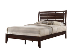 Evan Cherry Panel Bedroom Set